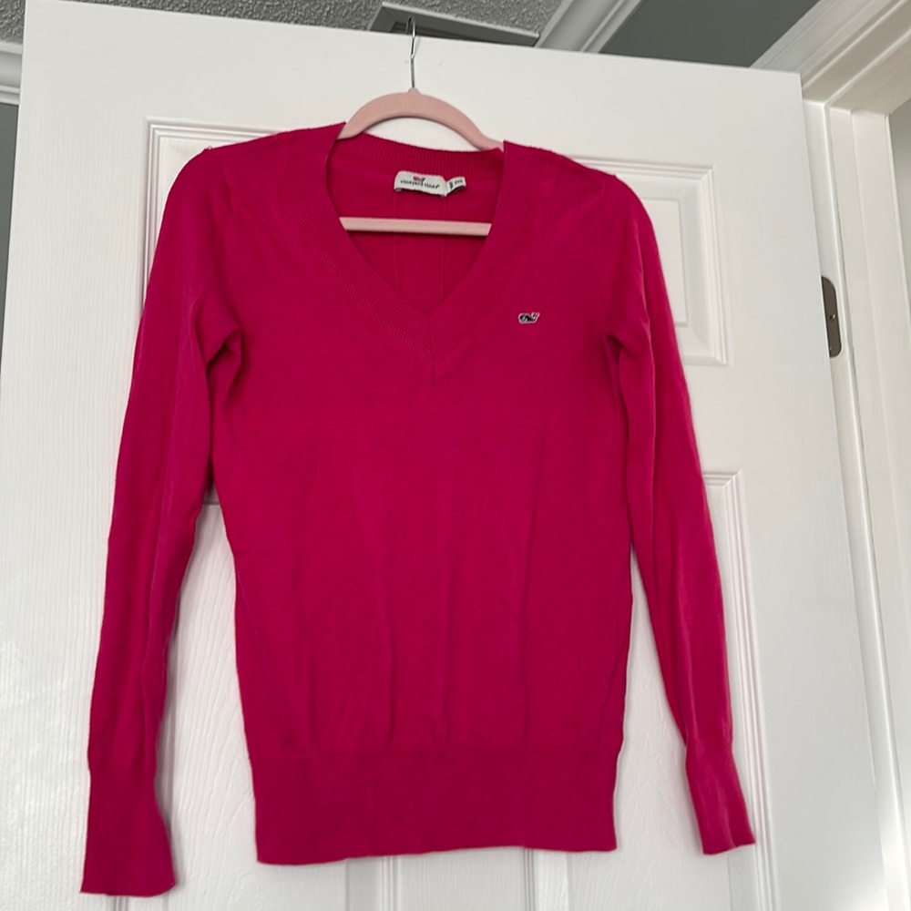Vineyard Vines pink sweater